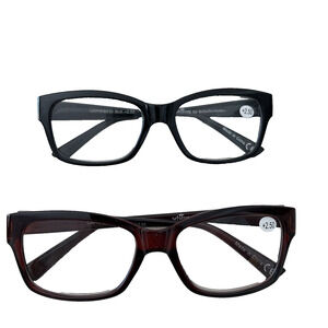 Whims by evolutioneyes Women's Reading Glasses, +2.50, Two Pair, NWT